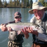 Rainbow Trout caught on the Kenai River in Cooper Landing