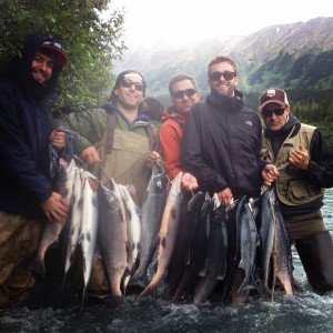 Kenai River Salmon Fly Fishing